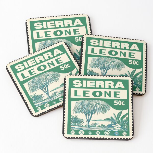 Item preview, Sierra Leone Vintage Postage Stamp - Cotton Tree designed and sold by tiigerdad.
