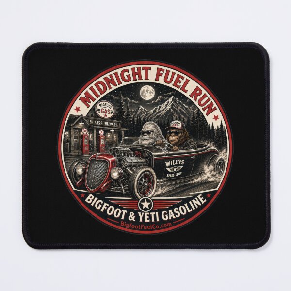 Item preview, Midnight Fuel Run – Bigfoot & Yeti Willys Hot Rod Night Drive designed and sold by Bigfoot Fuel Co.