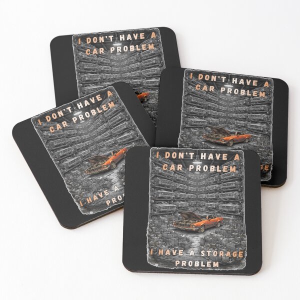 Item preview,  I don’t have a car problem… I have a storage problem. Cars climb the walls like shelves in a library of motion. designed and sold by Creative-Sanc.