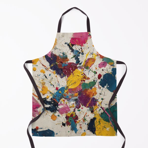 Item preview, Vibrant Abstract Color Splatter Impasto Painting designed and sold by colorful-white.