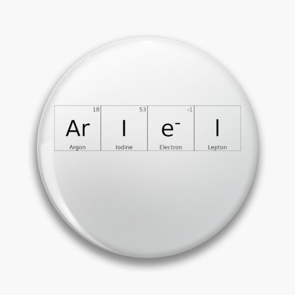 Item preview, ARIEL - ✨ ELEMENTS & PARTICLES NAME SERIES ✨- for lighter background designed and sold by WheelieGdArt.
