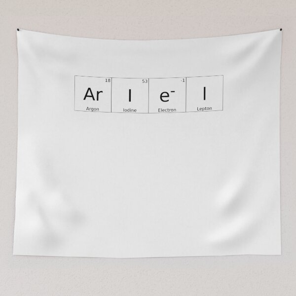 Item preview, ARIEL - ✨ ELEMENTS & PARTICLES NAME SERIES ✨- for lighter background designed and sold by WheelieGdArt.