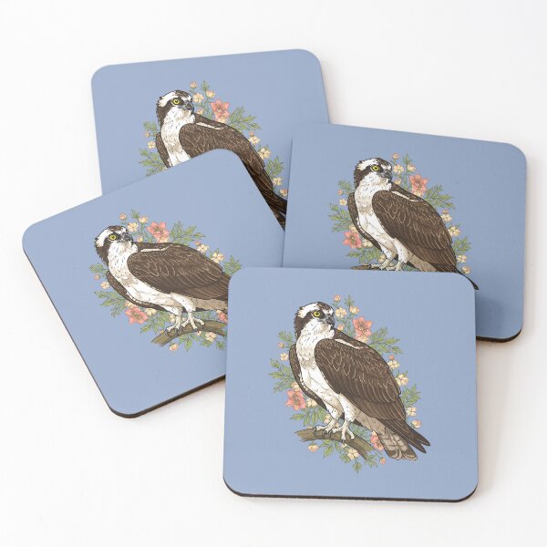 Item preview, Osprey Cottagecore Floral Botanical Art designed and sold by BirdsnStuff.