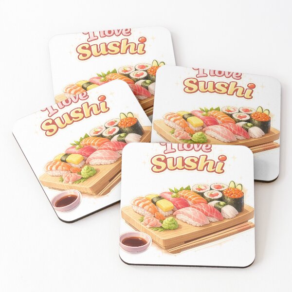 Item preview, i love sushi  designed and sold by Looplk.