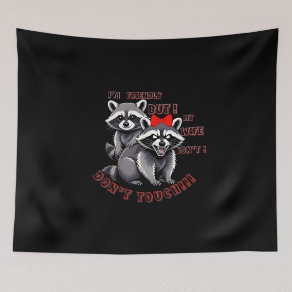Item preview,  I’m friendly, but my wife isn’t. Don’t touch. Love With Attitude designed and sold by Creative-Sanc.