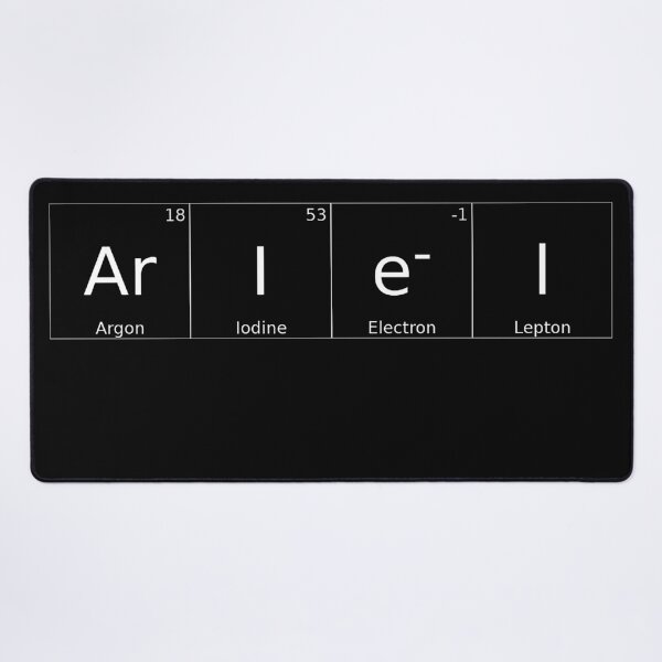 Item preview, ARIEL - ✨ ELEMENTS & PARTICLES NAME SERIES ✨- for darker background designed and sold by WheelieGdArt.