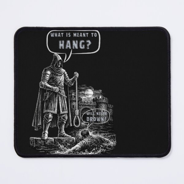 Item preview,  What is meant to hang?  Will never drown! In the dark abysses of destiny, where the gallows calls for the dance of death what is meant to hang will never drown. designed and sold by Creative-Sanc.