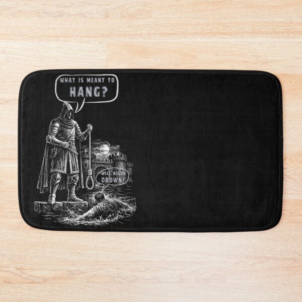 Item preview,  What is meant to hang?  Will never drown! In the dark abysses of destiny, where the gallows calls for the dance of death what is meant to hang will never drown. designed and sold by Creative-Sanc.