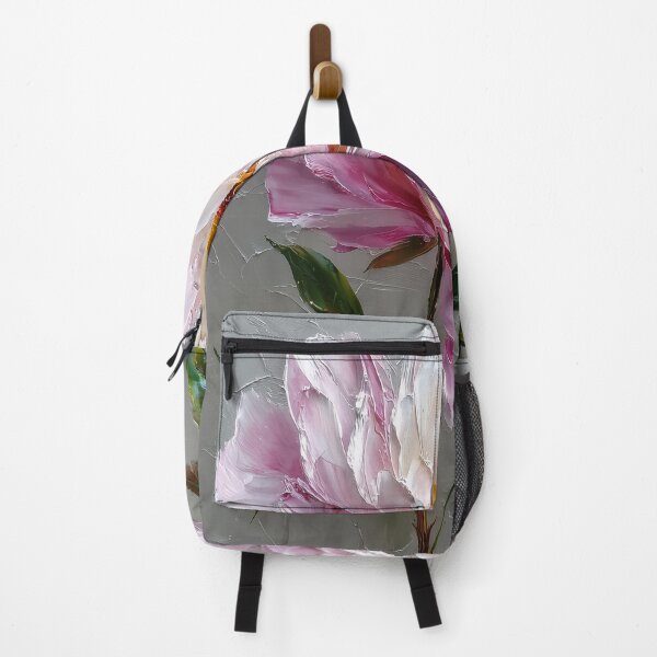 Item preview, Blooming Pink Peony Impasto Oil Painting Wall Art designed and sold by colorful-white.