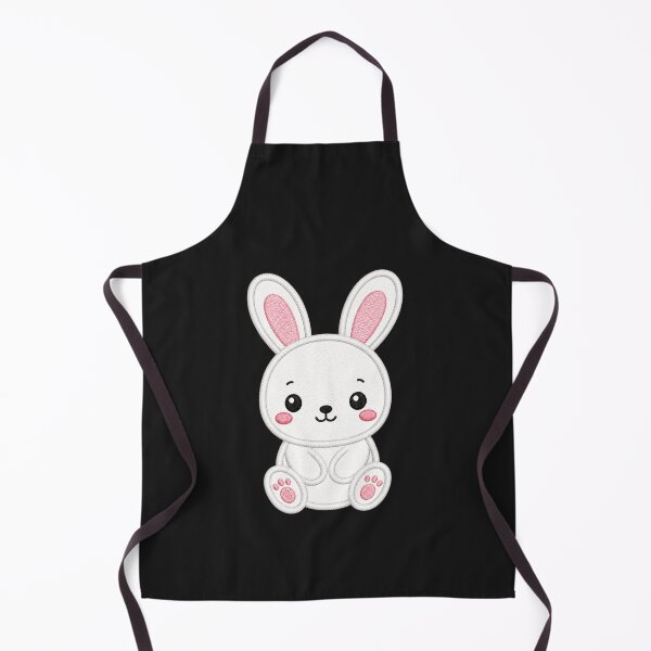 Item preview, Cute Bunny Long Ears | Kawaii Minimal Embroidery Style designed and sold by ColorSplash123.