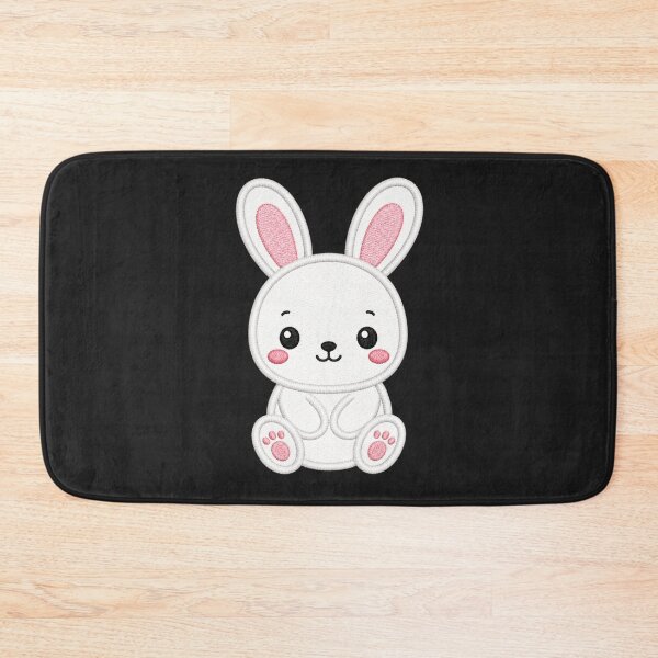 Item preview, Cute Bunny Long Ears | Kawaii Minimal Embroidery Style designed and sold by ColorSplash123.