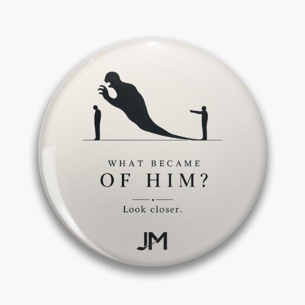 Item preview, What Became of Him Minimal Quote Design designed and sold by JM Language Service.