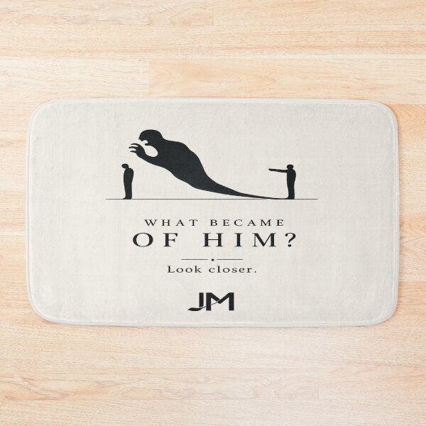 Item preview, What Became of Him Minimal Quote Design designed and sold by JM Language Service.