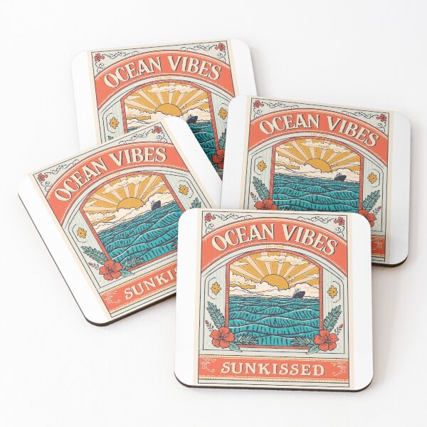 Item preview, Ocean Vibes Sunkissed Sunset Greeting Card - Cruise Ship Design designed and sold by FestivityFinds.