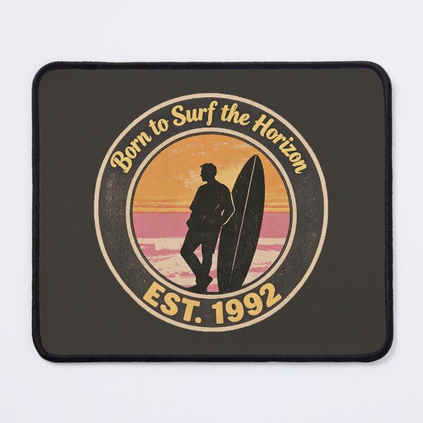 Item preview, Born to Surf the Horizon Retro Sunset designed and sold by Mbew114.