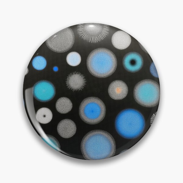 Artikelvorschau, Abstract Dot Pattern Blue White Circles entworfen und verkauft von InnerByJonas.