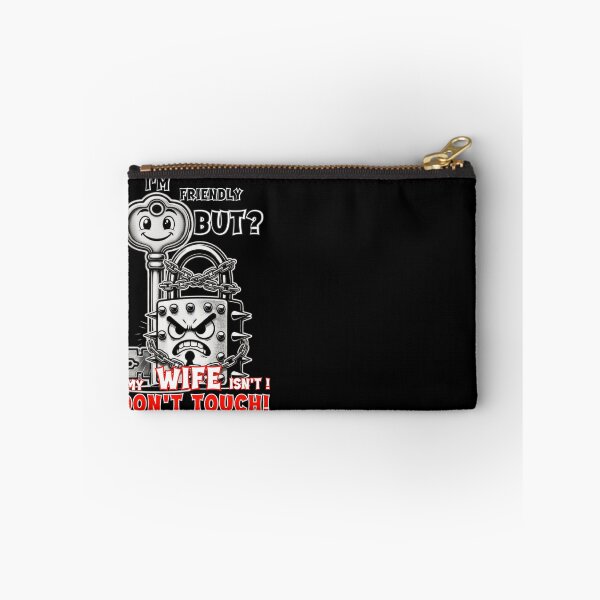 Item preview, I'm friendly, but my wife isn't. Don't touch. Jealous humor art, edgy relationship joke. designed and sold by Creative-Sanc.