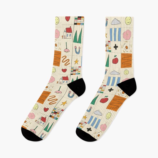Item preview, Cute Illustrated Icon Pattern | Everyday Objects designed and sold by BluelemonStudio.