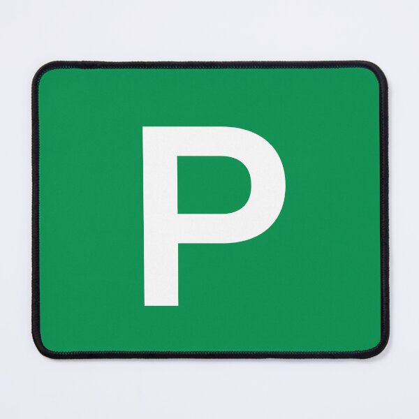 Item preview, DRIVER: P PLATES GREEN, LETTER P, NEW LICENCE designed and sold by AASparksDesigns.