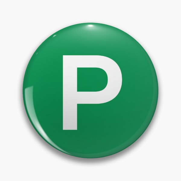 Item preview, DRIVER: P PLATES GREEN, LETTER P, NEW LICENCE designed and sold by AASparksDesigns.