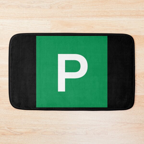 Item preview, DRIVER: P PLATES GREEN, LETTER P, NEW LICENCE designed and sold by AASparksDesigns.