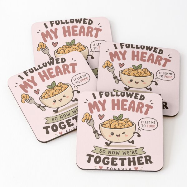 Item preview, I Followed My Heart It Led Me To Food Funny Cute Food Quote designed and sold by LunaVales.