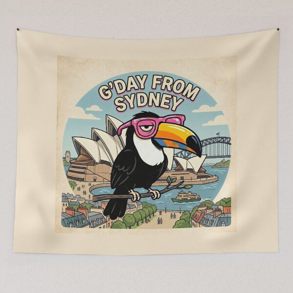 Item preview, G'day From Sydney Toucan Australia Travel designed and sold by SplashTastic.