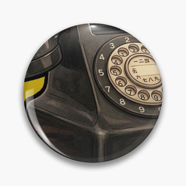 Item preview, Classic rotary dial telephone designed and sold by Michael Walker-Toye Illustrations.