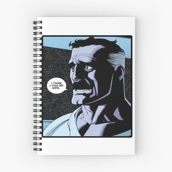 Item preview, OMNI MAN I THINK I MISS MY WIFE COMIC PANEL (INVINCIBLE SUPERHERO ANIMATED SHOW) designed and sold by Python Designs .