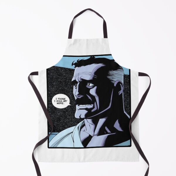 Item preview, OMNI MAN I THINK I MISS MY WIFE COMIC PANEL (INVINCIBLE SUPERHERO ANIMATED SHOW) designed and sold by Python Designs .