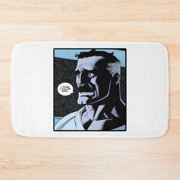 Item preview, OMNI MAN I THINK I MISS MY WIFE COMIC PANEL (INVINCIBLE SUPERHERO ANIMATED SHOW) designed and sold by Python Designs .