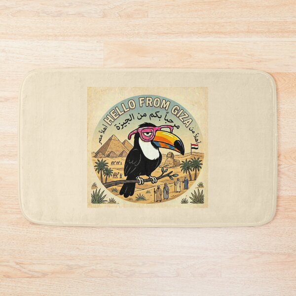 Item preview, Hello From Giza Toucan Egypt Travel designed and sold by SplashTastic.