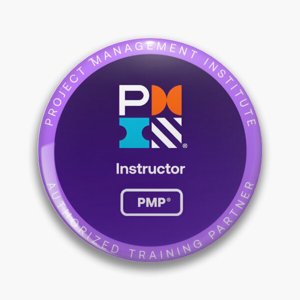 Item preview, Authorized Training Partner Instructor - PMP certification badge 1200 designed and sold by stickerartisan.