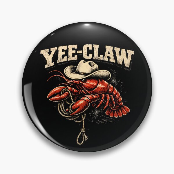Item preview, Yee-Claw Crawfish Cajun Seafood Funny Crawfish Cowboy Gear designed and sold by DynamicDesign.