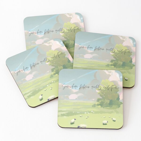 Item preview, Somewhere Between Reality and Peace Aesthetic Landscape Design | Dreamcore Calm Nature Art designed and sold by NA-art725.