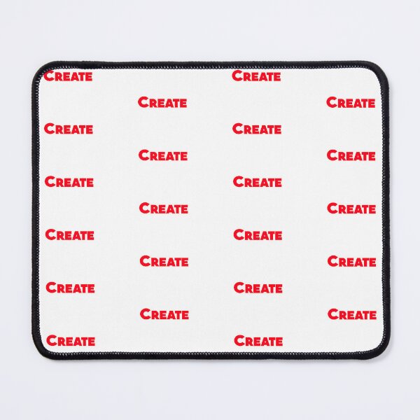 Item preview, CREATE Red Bold Varsity Aesthetic Artist Inspiration designed and sold by tineldesign.
