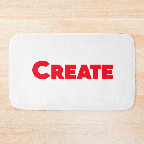 Item preview, CREATE Red Bold Varsity Aesthetic Artist Inspiration designed and sold by tineldesign.