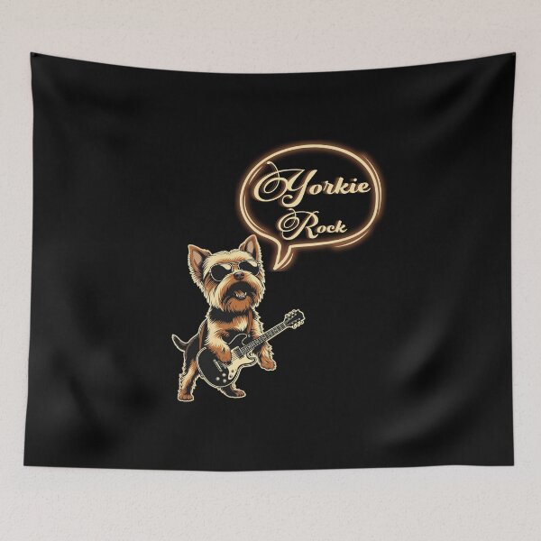 Item preview, Yorkie Rock Guitar Dog Shirt Funny Yorkshire Terrier Lover Gift. designed and sold by Creative-Sanc.