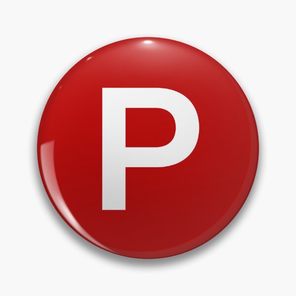 Item preview, DRIVER: P PLATES RED, LETTER P, NEW LICENCE designed and sold by AASparksDesigns.