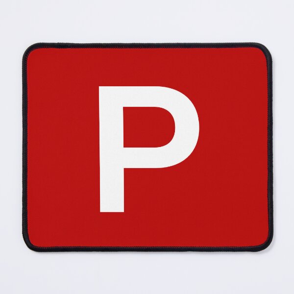Item preview, DRIVER: P PLATES RED, LETTER P, NEW LICENCE designed and sold by AASparksDesigns.