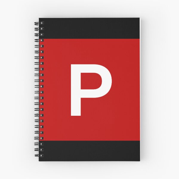 Item preview, DRIVER: P PLATES RED, LETTER P, NEW LICENCE designed and sold by AASparksDesigns.