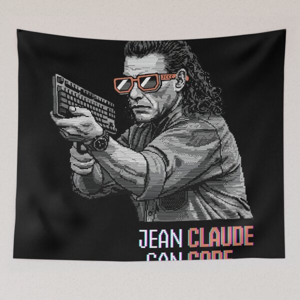 Item preview, Jean Claude Can Code designed and sold by Keep It DRY Studio.