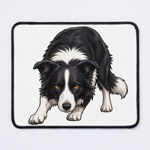 Item preview, Border Collie Always Working | Funny Working Dog Quote T-Shirt Design | Dog Lover Gift Sticker & Apparel designed and sold by ArtByTripti.