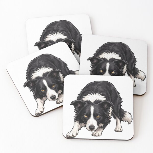 Item preview, Border Collie Always Working | Funny Working Dog Quote T-Shirt Design | Dog Lover Gift Sticker & Apparel designed and sold by ArtByTripti.