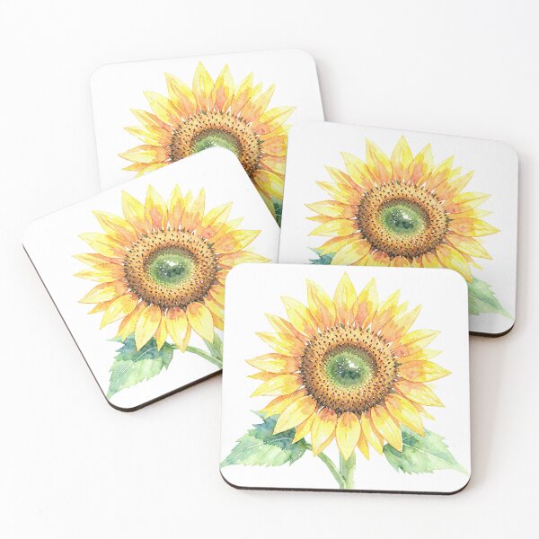 Item preview, Watercolor Sunflower designed and sold by Mia's Menagerie.