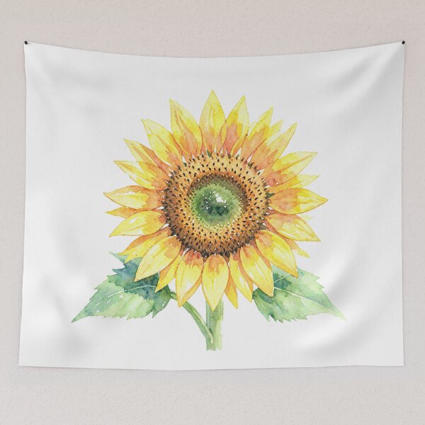 Item preview, Watercolor Sunflower designed and sold by Mia's Menagerie.