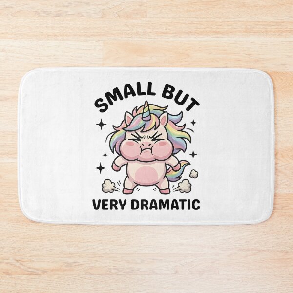 Item preview, Funny Unicorn Small But Very Dramatic T-Shirt – Cute Angry Unicorn designed and sold by DIRTYSKETCHH.
