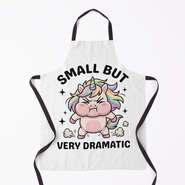 Item preview, Funny Unicorn Small But Very Dramatic T-Shirt – Cute Angry Unicorn designed and sold by DIRTYSKETCHH.