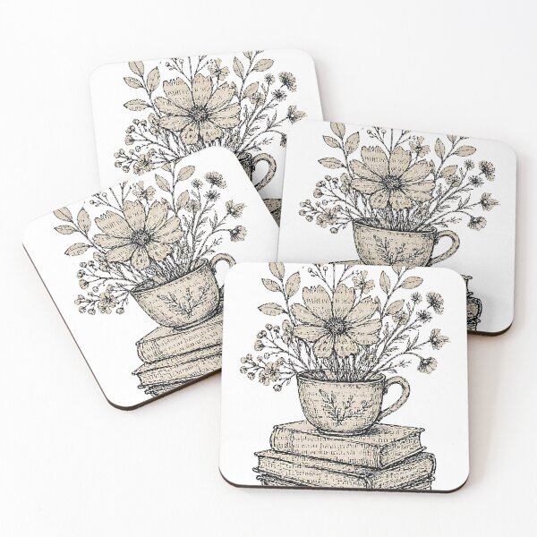 Item preview, Vintage Blossom Library  designed and sold by Jaideep Walia.