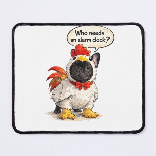 Item preview, Funny French Bulldog in Chicken Costume designed and sold by shallia.